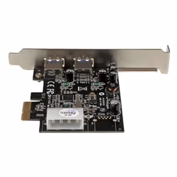 StarTech.com Carte Contrôleur PCI Express vers 2 Ports USB 3.0 avec UASP - Alimentation LP4 - Vue supplémentaire 4