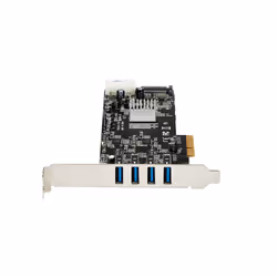 StarTech.com Carte Contrôleur PCI Express vers 4 Ports USB 3.0 avec 4 voies dédiés de 5 Gb/s - UASP - Alim SATA / LP4 - Vue supplémentaire 8