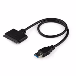 StarTech.com Adaptateur USB 3.0 vers SATA III pour DD / SSD SATA 2,5" avec UASP, Noir, CE, FCC, REACH, ASMedia - ASM1153E, 0 ...