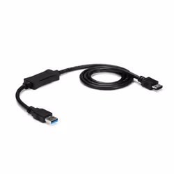 StarTech.com Câble adaptateur USB 3.0 vers eSATA de 91cm pour HDD / SSD / ODD - SATA 6Gb/s - M/F, 0,9 m, USB A, Noir