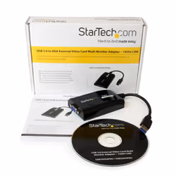 StarTech.com Adaptateur Vidéo Multi-Écrans USB 3.0 vers VGA pour Mac et PC - Carte Graphique Externe - 1920x1200 / 1080p - Vue supplémentaire 5