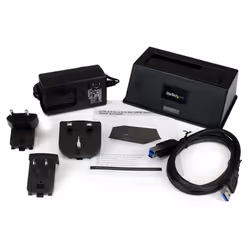 StarTech.com Station d'Accueil pour Disque Dur USB 3.0 à SATA à Baie Unique, Dock pour Disque Dur USB 3.0 (5 Gbps), Dock pour HDD/SSD Externe 2,5/3,5" SATA I/II/III, Baie pour Disque Dur à Chargement par le Haut - Vue supplémentaire 5