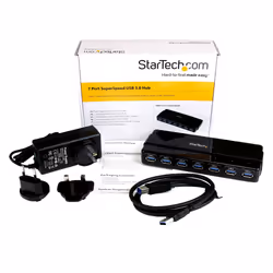 StarTech.com Hub SuperSpeed USB 3.0 avec 7 ports - 5Gbps - Concentrateur USB 3.0 avec adaptateur d'alimentation - Vue supplémentaire 6