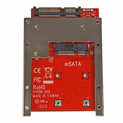 StarTech.com Adaptateur mSATA SSD vers SATA 2,5" - Carte Convertisseur mSATA SSD vers SATA 2,5"