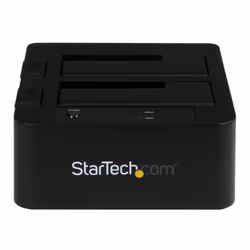 StarTech.com Station d'accueil USB 3.0 / eSATA pour 2 disques durs SATA III de 2,5 / 3,5 - Dock HDD / SSD avec UASP