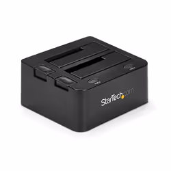 StarTech.com Station d'accueil USB 3.0 pour 2 disques durs SATA III de 2,5 ou 3,5 - Dock HDD / SSD avec UASP, HDD, SSD, SATA, ...