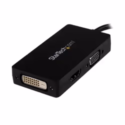 StarTech.com Adaptateur de voyage DisplayPort vers VGA / DVI / HDMI - Covertisseur vidéo 3-en-1