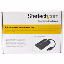 StarTech.com Carte Graphique Externe USB 3.0 vers HDMI - Adaptateur Graphique Vidéo Double Écran/Multi-Écrans Externe USB 3.0 vers HDMI pour Mac et PC – Certifié DisplayLink – HD 1080p - Vue supplémentaire 4