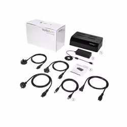 StarTech.com Station d'accueil USB 3.0 pour 4 disques durs SATA III 2,5"/3,5" 6Gb/s - Dock HDD / SSD avec UASP et ventilateurs - Vue supplémentaire 7