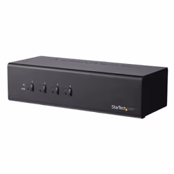 StarTech.com Commutateur écran clavier souris USB à double affichage DVI - 4 ports, 2048 x 1536 pixels, 18 W, Noir