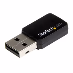StarTech.com Mini adaptateur USB 2.0 réseau sans fil AC600 double bande - Clé USB WiFi 802.11ac 1T1R, Sans fil, USB, WLAN, Wi ...