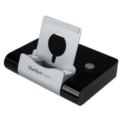 StarTech.com Hub USB 3.0 à 3 ports plus 1 port charge rapide avec socle pour PC portable et tablette Windows - Noir
