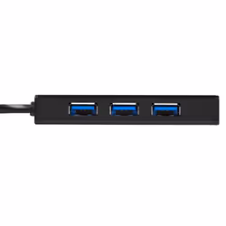 StarTech.com Hub USB 3.0 (5Gbps) portable à 3 ports avec câble intégré plus Gigabit Ethernet - Aluminium - Vue supplémentaire 5