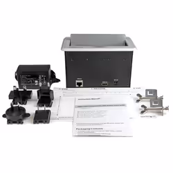 StarTech.com Boîtier de connexion pour table de réunion - HDMI / VGA / Mini DP vers sortie HDMI avec port USB à charge rapide - Vue supplémentaire 7