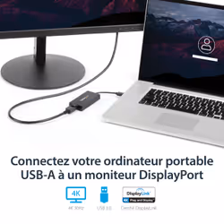 StarTech.com Adaptateur USB 3.0 vers DisplaPort - 4K 30Hz Ultra HD - Certifié DisplayLink - Convertisseur USB Type-A vers DP pour Moniteur - Vidéo Externe et Carte Graphique - Mac et Windows - Vue supplémentaire 7