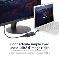 StarTech.com Adaptateur USB 3.0 vers DisplaPort - 4K 30Hz Ultra HD - Certifié DisplayLink - Convertisseur USB Type-A vers DP pour Moniteur - Vidéo Externe et Carte Graphique - Mac et Windows - Vue supplémentaire 9