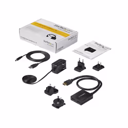 StarTech.com Splitter vidéo HDMI 4K à 2 ports - Répartiteur HDMI 1 x 2 alimenté par USB ou adaptateur d'alimentation - Vue supplémentaire 7