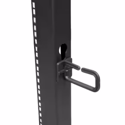 StarTech.com Rack Serveur Mobile 25U 4 Poteaux, Rack Réseau 19" 4 Poteaux avec Roulettes, Rack Roulant avec Profondeur Ajustable pour PC/AV/Données/Informatique - Roulettes, Pieds de nivellement ou Fixation au Sol