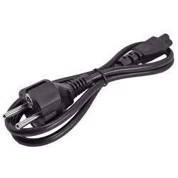 StarTech.com Cordon d'alimentation en trèfle Schuko CEE7 vers C5 de 1m pour ordinateur portable - M/F - Noir - Vue supplémentaire 4