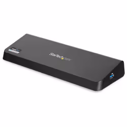 StarTech.com Station d'Accueil USB 3.0 Double Écran avec HDMI et DisplayPort 4K - USB 3.0 vers 4x USB-A, Ethernet, HDMI et DP ...