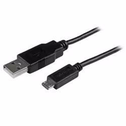 StarTech.com Câble de charge / synchronisation mobile USB A vers Micro B slim de 15 cm pour smartphone et tablette - M/M - No ...