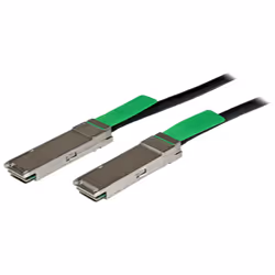 StarTech.com Câble QSFP+ à connexion directe conforme aux normes MSA - Cordon DAC Twinax de 2 m, 2 m, U/FTP (STP), QSFP+, QSF ...