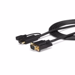 StarTech.com Câble adaptateur HDMI vers VGA de 91cm - Convertisseur actif HDMI vers HD15 - M/M - 1920x1200 / 1080p, 0,9 m, VG ...