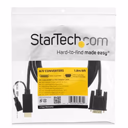 StarTech.com Câble adaptateur HDMI vers VGA de 3m - Convertisseur actif HDMI vers HD15 - M/M - 1920x1200 / 1080p - Vue supplémentaire 5