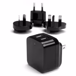 StarTech.com Chargeur mural USB à 2 ports - Haute puissance (17 W / 3,4 A) - Chargeur de voyage international, Intérieure, Se ...