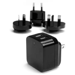 StarTech.com Chargeur mural USB à 2 ports - Haute puissance (17 W / 3,4 A) - Chargeur de voyage international