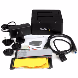 StarTech.com Station d'accueil USB 3.0 universelle pour disque dur SATA 2,5"/3,5" - Dock HDD / SSD avec UASP - Vue supplémentaire 7