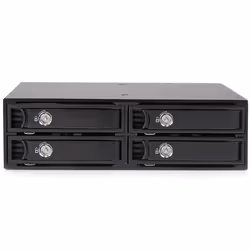 StarTech.com Backplane pour 4 disques durs SAS/SATA de 2,5" - Rack mobile 4x HDD / SSD avec échange à chaud