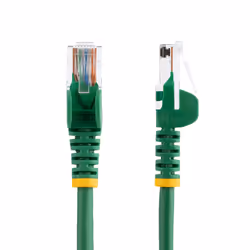 StarTech.com Câble réseau Cat5e UTP sans crochet de 2m - Cordon Ethernet RJ45 anti-accroc - M/M - Vert