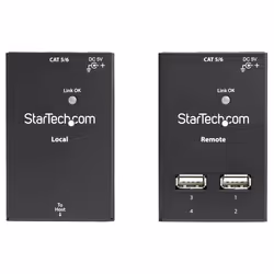 StarTech.com Prolongateur USB 2.0 4 Ports - Extendeur USB sur Cat5/Cat6 Jusqu'à 40m - Prolongateur Compact USB 2.0 sur Ethernet - Vue supplémentaire 5