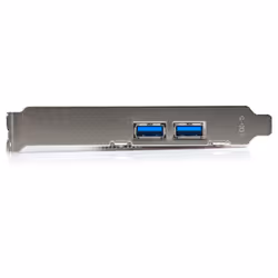 StarTech.com Carte contrôleur PCI Express à 4 ports USB 3.0 - 2 externes 2 internes - Adaptateur PCIe avec alimentation SATA