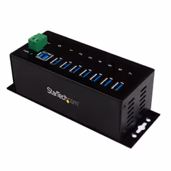 StarTech.com Hub USB 3.0 à 7 ports - 5Gbps - Hub USB-A industriel en métal avec protection ESD et protection contre les surte ...