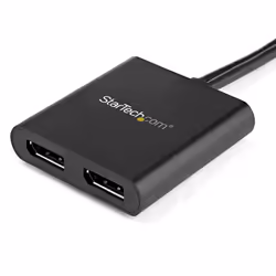 StarTech.com Répartiteur DisplayPort 1.2 à Deux Moniteurs, Adaptateur Multi-Moniteur DisplayPort vers 2x DP, Hub MST Double pour Ordinateur 4K 30Hz ou 1080p 60Hz, Alimentation par Bus USB - Windows Uniquement - Vue supplémentaire 7