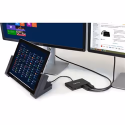 StarTech.com Répartiteur DisplayPort 1.2 à 4 ports, Adaptateur Multi-Moniteur DisplayPort vers 4x DP, Hub MST pour Ordinateur Quad 1080p 60Hz - Windows Uniquement, Pas de Pilote - Vue supplémentaire 5