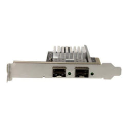 StarTech.com Carte réseau PCI Express à 2 ports fibre optique 10 Gigabit Ethernet avec SFP+ ouvert et chipset Intel