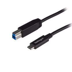 StarTech.com USB31CB1M, 1 m, USB C, USB B, USB 3.2 Gen 2 (3.1 Gen 2), Mâle/Mâle, Noir