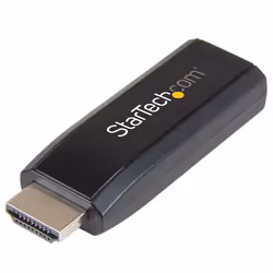 StarTech.com Adaptateur vidéo compact HDMI vers VGA avec audio - M/F - 1920x1200 / 1080p, Convertisseur vidéo actif, Noir, CE ...