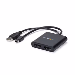 StarTech.com Splitter multi-écrans Mini DisplayPort vers 2x DisplayPort - Hub MST à 2 ports, Mini DisplayPort, 2x DisplayPort ...