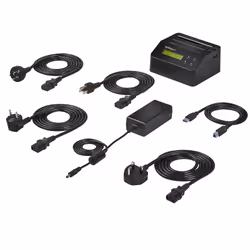 StarTech.com Effaceur de Disque Dur à Baie Unique, Nettoyeur de HDD/SSD Autonome, USB 3.0 à SATA II (3 Gbps), 9 Modes d'Effacement, Écran LCD, Dock de nettoyage de Disque Dur Secure Erase, Conforme TAA - Vue supplémentaire 6