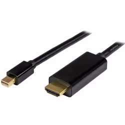 StarTech.com Câble adaptateur Mini DisplayPort vers HDMI de 1 m - M/M - 4K - Noir, 1 m, DisplayPort, HDMI Type A (Standard), ...