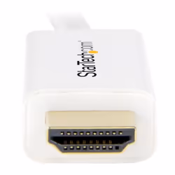 StarTech.com Câble adaptateur Mini DisplayPort vers HDMI de 2 m - M/M - 4K - Blanc - Vue supplémentaire 5