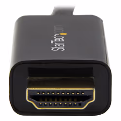 StarTech.com Câble DisplayPort vers HDMI 2m - 4K 30Hz - Adaptateur DP vers HDMI - Convertisseur pour Moniteur DP 1.2 à HDMI - Connecteur DP à Verrouillage - Cordon Passif DP vers HDMI