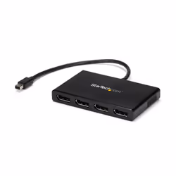 StarTech.com Splitter multi-écrans Mini DisplayPort vers 4x DisplayPort - Hub MST à 4 ports, Mini DisplayPort, 4x DisplayPort ...