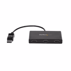 StarTech.com Adaptateur Multi-Moniteur 3 Ports - Hub MST DisplayPort 1.2 vers 3x HDMI - Triple Moniteurs HDMI 1080p - Mode d'Affichage Étendu ou Cloné - PC Windows Uniquement - Répartiteur DP vers 3x HDMI