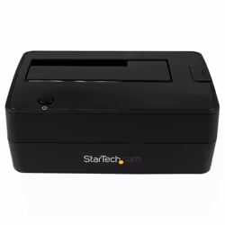 StarTech.com Station d'Accueil pour Disque Dur USB 3.1 à SATA à Baie Unique, Dock pour Disque Dur USB 3.1 (10 Gbps), Station d'Accueil pour HDD/SSD Externe 2.5/3.5" SATA III, Chargement par le Haut