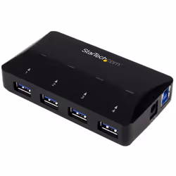 StarTech.com Hub USB 3.0 à 4 ports plus port dédié à la charge de 2